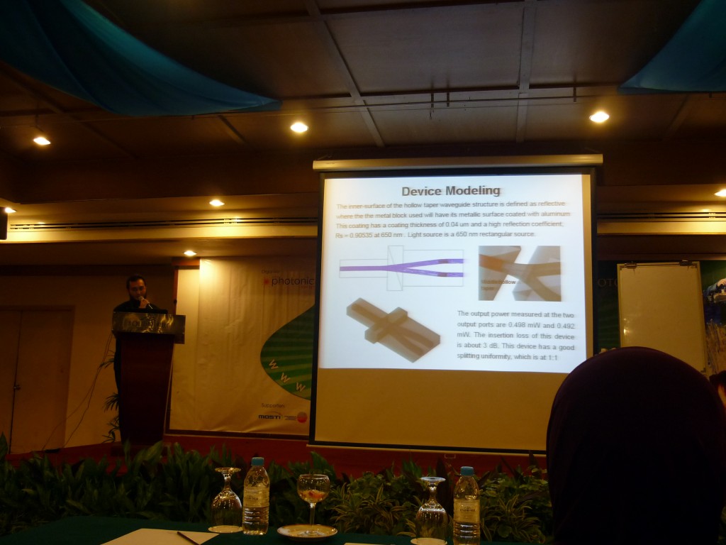 1st International Conference on Photonics (ICP) 2010 – Langkawi, Kedah